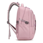 Mochila Escolar Urbana Bolsillos Gran Capacidad Diseño De La Tela Celeste - Imagen 6