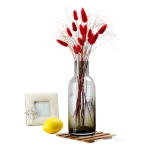 Florero De Vidrio Botella Decoración Flores - Imagen 5