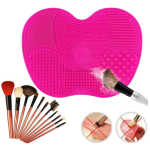Alfombrilla Siliconada Pad Para Limpiar Brochas Maquillaje - Imagen 17