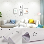 Papel Autoadhesivo Para Pared Con Diseño De Estrellas - Imagen 2