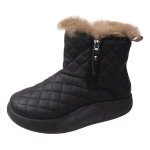 Bota Invierno Abrigadas Botita Calentita Nieve Con Piel - Imagen 3