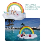 Hielera Conservadora Flotante Para Piscina Arco Iris - Imagen 6