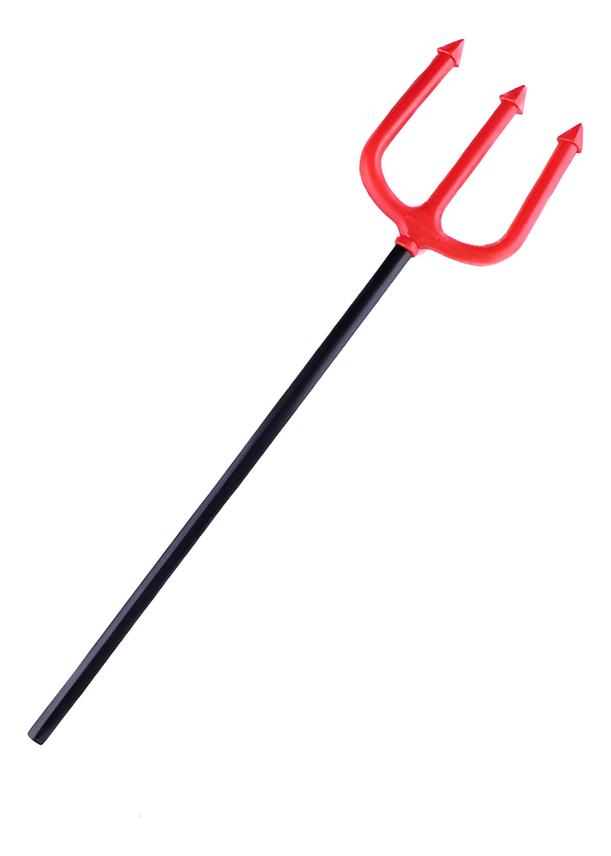 D_900400-MLU96156021606_102025-F.jpg Disfraz Halloween Diablo Hacha Doble Tridente Cotillon - Imagen 1