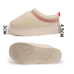 Pantufla Corderito Cerradas Calzado Calidas Para Dama - Imagen 12