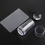 Sello Para Stamping Transparente Con Raspador Y Tapa - Imagen 8