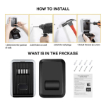 Caja Seguridad Porta Llaves Super Fuerte Combinación Pared - Imagen 4