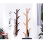 Perchero De Pared En Madera 6 Ganchos Decorativo - Imagen 6