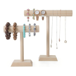 Exhibidor De Pulseras Relojes Y Alhajas En Madera 20cm - Imagen 2