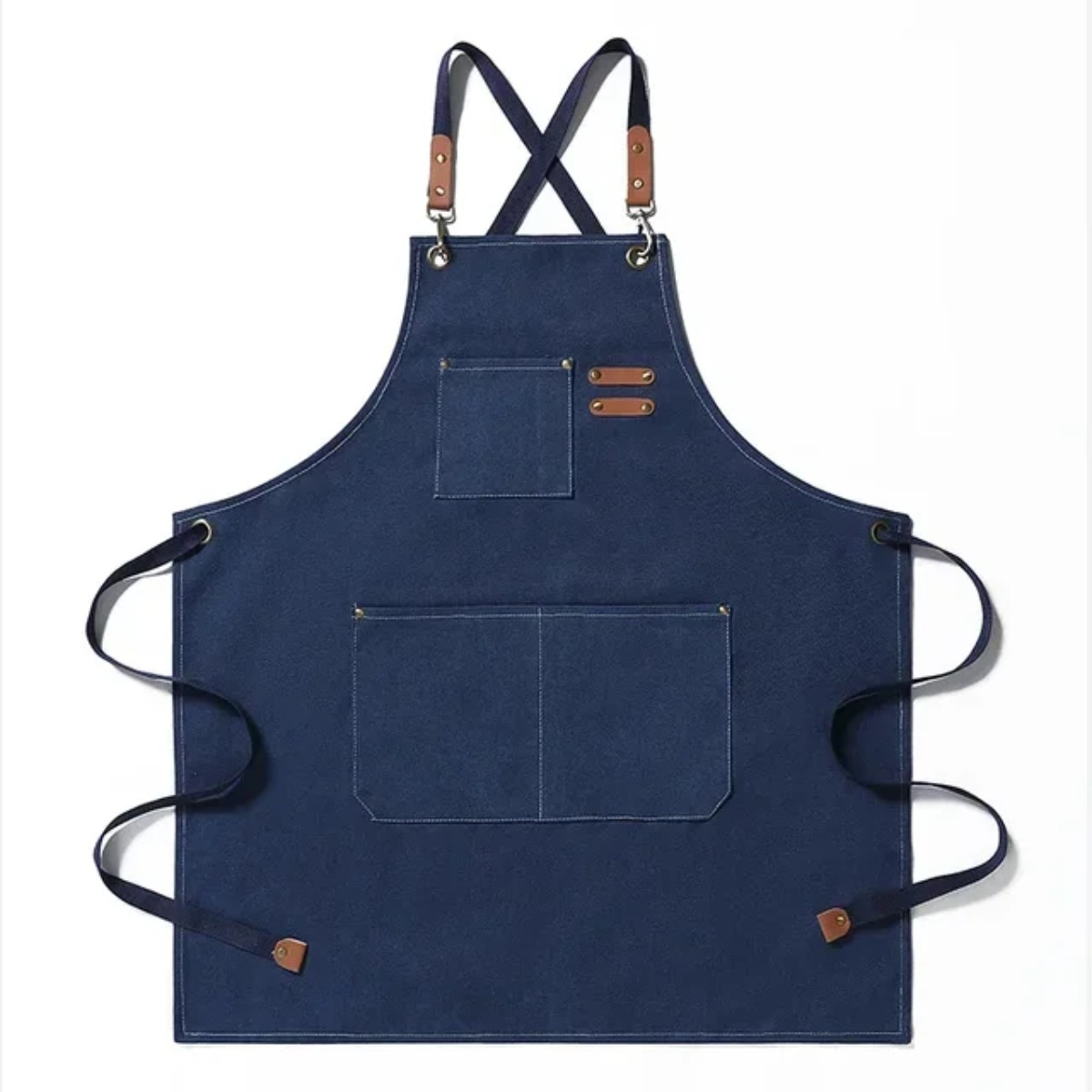 D_902793-MLU77380057827_072024-F.jpg Delantal Gastronómico Unisex Jean Cocina Barbería Asado Chef - Imagen 1