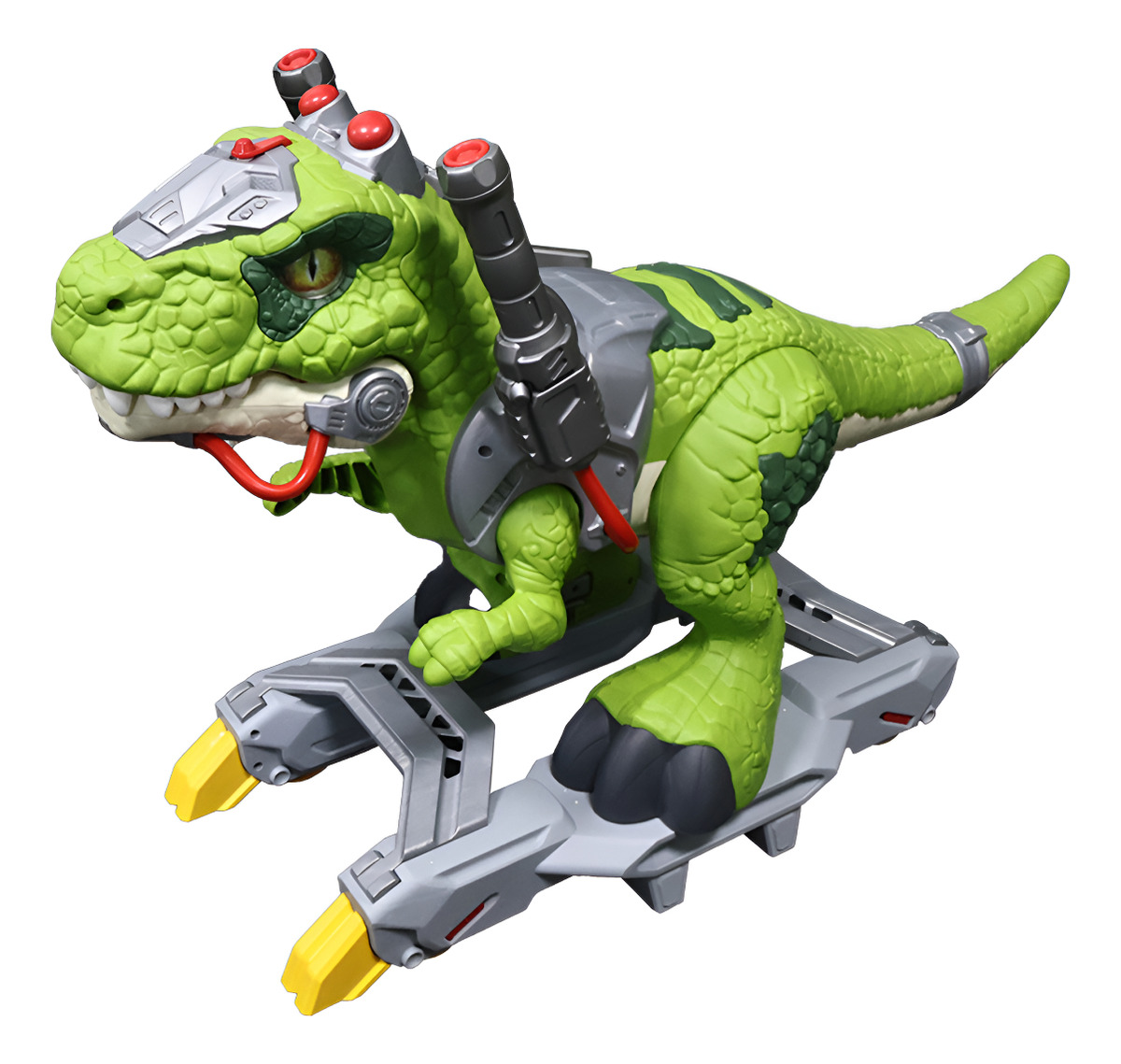 D_903953-MLU93114239127_092025-F.jpg Juguete Dinosaurio Robot Con Ruedas Tiranosaurio Niño - Imagen 1