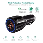 Cargador Carga Rápida Qc 3.0 Doble Usb Para Auto Encendedor - Imagen 2