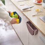Papelera Plegable Cesto De Basura Colgante - Imagen 3