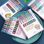 Pack X 9 Lapiceras Boligrafos De Gel Divertidos Colores - Imagen 12