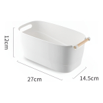 Cesto De Almacenamiento Canasto Chico Caja Organizadora - Imagen 2