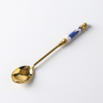 Cucharitas Metal Y Cerámica Café Té Copetín Decorativas - Imagen 20