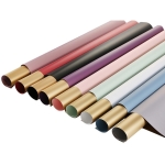 Pack X20 Papel De Regalo Metalizado Dorado Envoltorio Cumple - Imagen 13