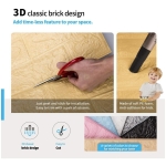 Set X5 Revestimientos Adhesivo Panel 3d Simil Ladrillo - Imagen 27