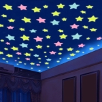 Estrellas Fluorescentes Luminosas En 3d De Pared - Imagen 4