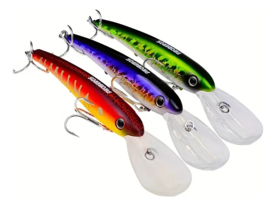 Señuelo Minnow Pesca 20cm 43gr Grande Color Naranja - Imagen 2
