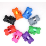 Dispensador Bolsa Residuo Mascota Colgante +1 Rollo Bolsas - Imagen 2