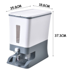 Dispensador Granos Arroz Cereales Alimento C/ Dispensador - Imagen 4