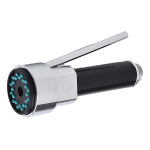 Canilla Cocina Monocomando Flexible Doble Pico Cocina Acabado Brillante Color Plateado - Imagen 5