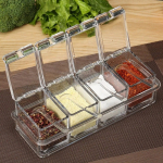 Especiero Dispensador De Cristal Para Condimentos Cocina Color Transparente - Imagen 11