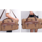 Bolso Para Viaje Multifuncional De Lona Gran Capacidad - Imagen 6