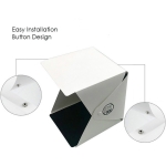 Mini Estudio Fotográfico Profesional Caja Plegable Con Led - Imagen 4