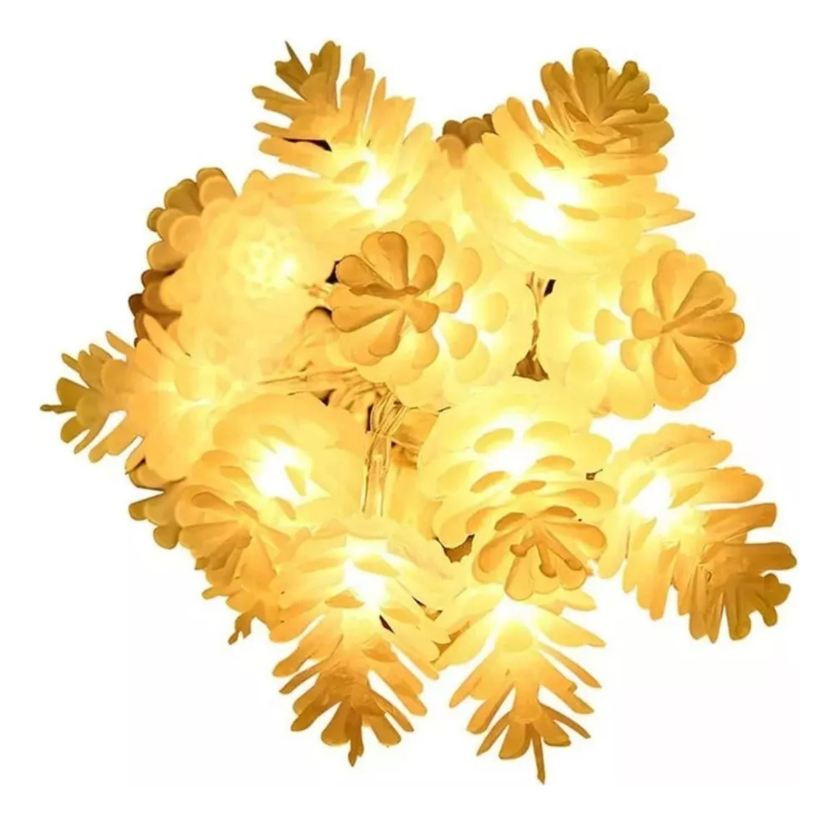 D_912835-MLA81061311875_112024-F.jpg Guía De Luces Con Forma Piña 20 Luces Led Usb Luces Cálido - Imagen 1