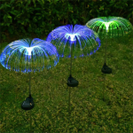Luz Cascada Lluvia Solar Para Exterior Varios Colores - Imagen 4