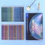 Lápices De Colores Metálicos Alta Pigmentación Artística - Imagen 3