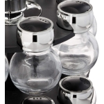 Especiero Vidrio Giratorio 16 Frascos Especias Cocina Tapa - Imagen 2