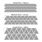 Vinilo Decorativo Infantil Triángulos Modernos Grande - Imagen 20