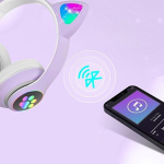 Auriculares Con Orejas Y Luces Divertidos Bluetooth - Imagen 2