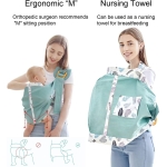 Mochila Portabebe 100% Algodon Ergonomicas Recien Nacidos - Imagen 8