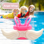 Flotador Chaleco Infantil Para Niños Piscina Con Alas +3años Color Celeste - Imagen 6