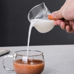 Jarra Medidora Cafe Alcohol Salsas Vidrio Y Madera 70ml - Imagen 5