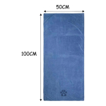 Toalla Para Mascotas Perro Gato Super Absorbentes 50x100cm - Imagen 9