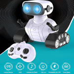 Juguete Robot Amigo A Control Remoto Ruedas Movil Ojos Led - Imagen 2