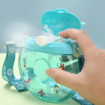 Botella De Agua Infantil Niños Cantimplora 450ml Con Correa - Imagen 8