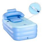 Bañera Inflable Piscina Spa Tina Portátil De Pvc + Inflador - Imagen 3