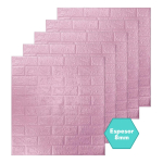 Set X5 Revestimientos Adhesivo Panel 3d Simil Ladrillo - Imagen 13