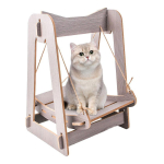 Hamaca Para Gatos De Madera Cama Mascota - Imagen 8
