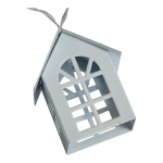 Guirnalda De Casitas Con Luz Led Madera Fina - Imagen 2