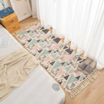 Alfombras Nórdicas Vintage Con Borlas Flecos Textil Deco - Imagen 15