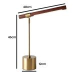 Lámpara De Mesa Led Con Brazo Ajustable Estilo Elegante - Imagen 9