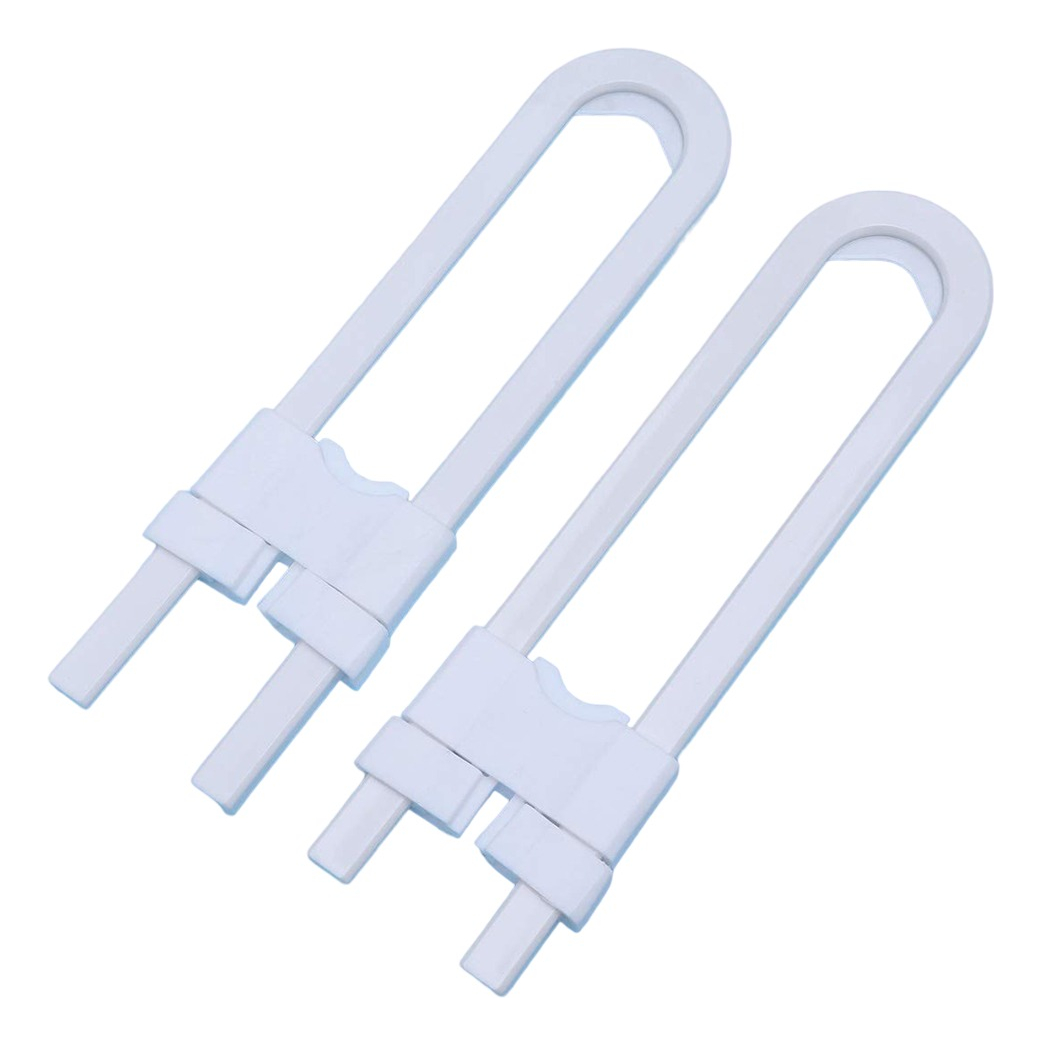 D_924314-MLU75074662717_032024-F.jpg Traba X2 Puertas Seguridad P/ Bebés Muebles Proteción Tipo U - Imagen 1