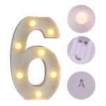 Numeros Luces Led Light Decoración Fiestas, Cumpleaños - Imagen 17