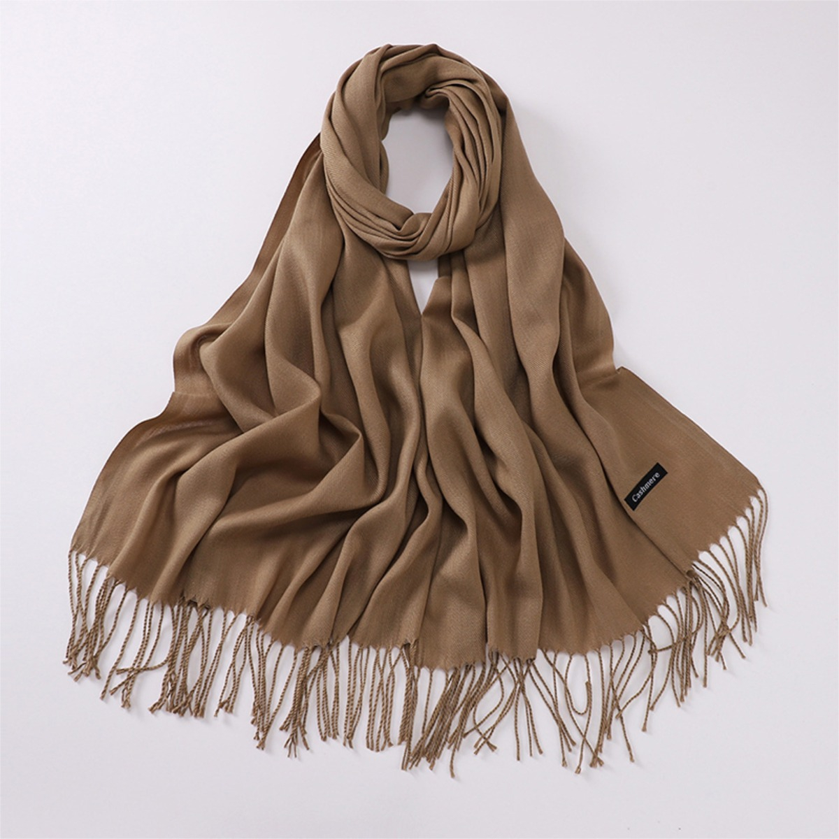 D_925977-MLU78122084769_082024-F.jpg Pashmina Cashmere Chalina Bufanda Ruana Invierno - Imagen 1